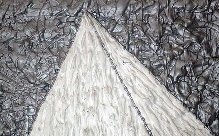 Piramide 9, painting by Nicola Guerraz