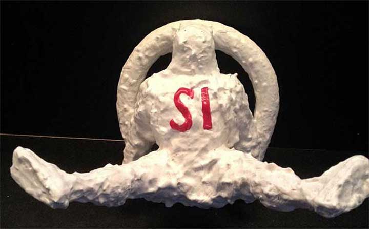 Si 98, sculpture by Nicola Guerraz