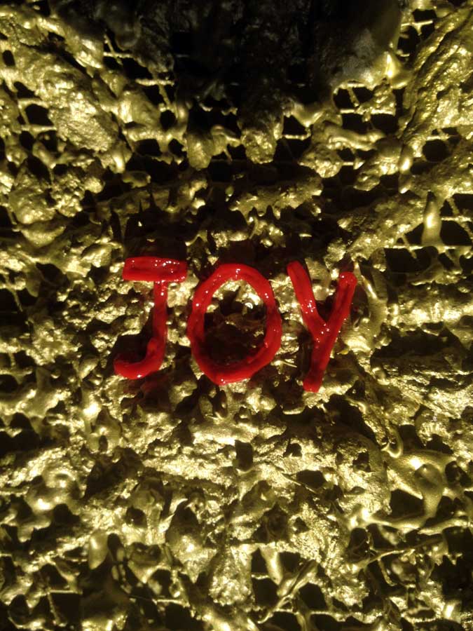 Joy 2, painting by Nicola Guerraz, acrylic on canvas, 50 x 30 cm, 2014