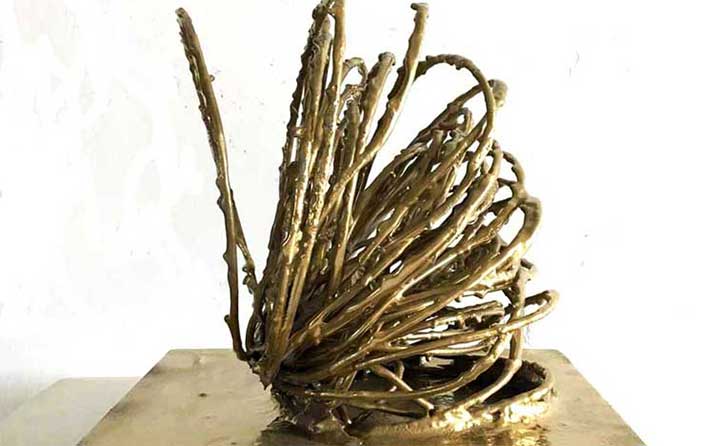 Tangle 9, sculpture by Nicola Guerraz