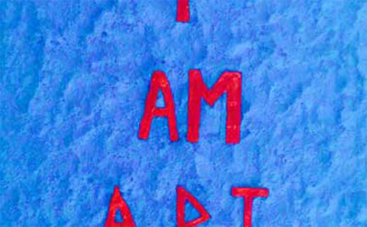 I am art 3, painting by Nicola Guerraz
