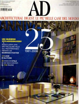 Article about Nicola Guerraz in Architectural Digest Italia 2006, photo 01