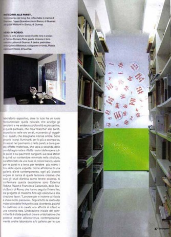 Article about Nicola Guerraz' Apartment/Studio in Case & Stili 2009, photo 06