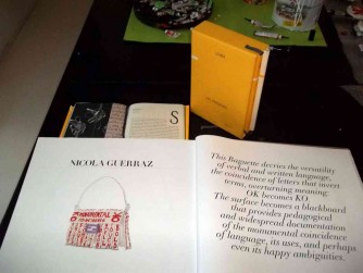 Opened book Fendi The Whispered showing Guerraz baguette #1