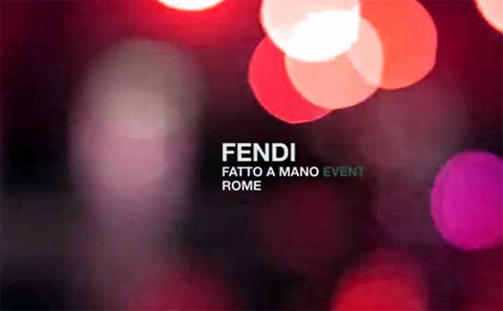 Video "Fendi Fatto a Mano Event, Rome - Interviews"