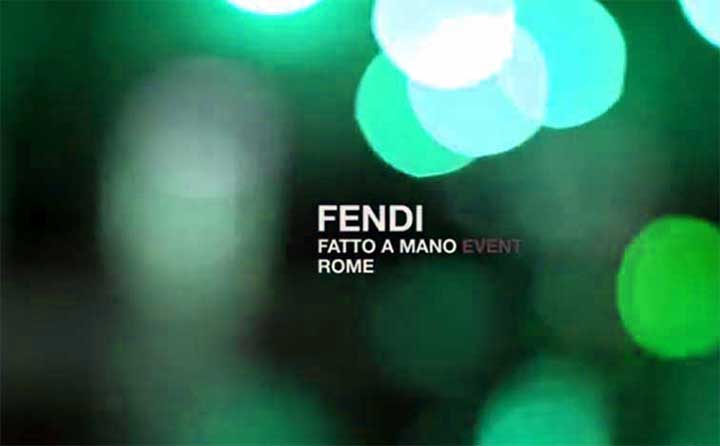 Video "Fendi Fatto a Mano Event, Rome" 2